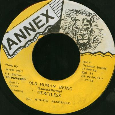 7-Zoll Schallplatte MERCILESS - Alter Mensch KEINE Annex Jamaica Reggae, Ska & Dub Gebraucht