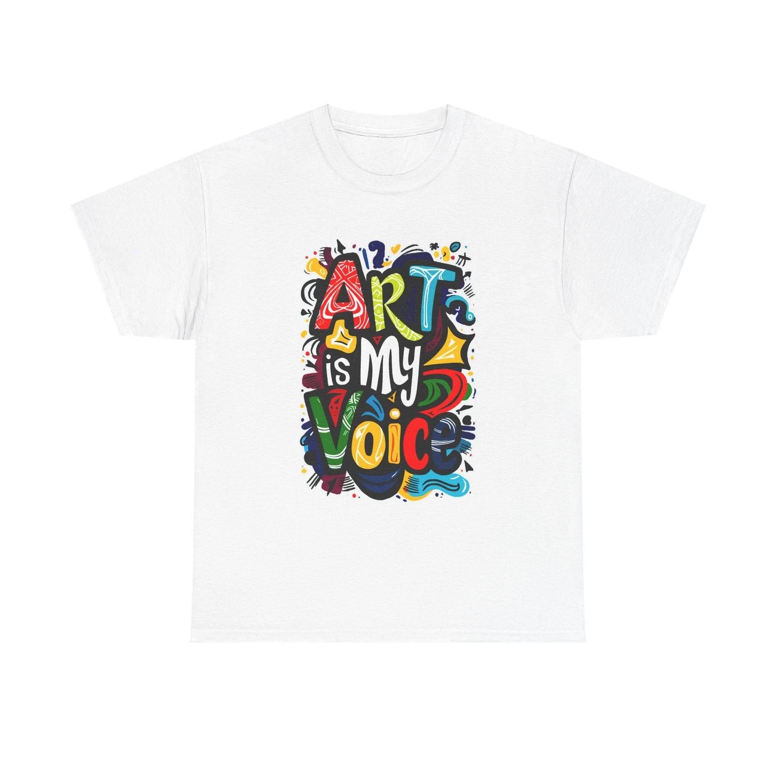 

Art is My Voice Unisex Heavy Cotton Tee | Creative Expression T-shirt, [...] 3XL