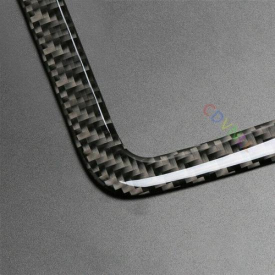 Carbon Console Panel Cover Trim Sticker For Mercedes Benz C E Class W204 W212