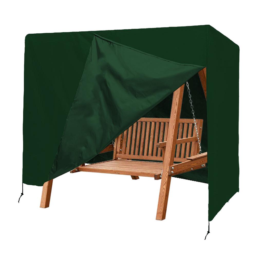 Outdoor Swing Seat Cover for 3 Seater Patio Furniture 210D Oxford Fabric with Double Stitched Seams and Secure Fitting