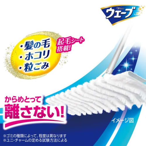 Unicharm Wave Dry Sheets for Floors, 18 Sheets (Pack of 3)