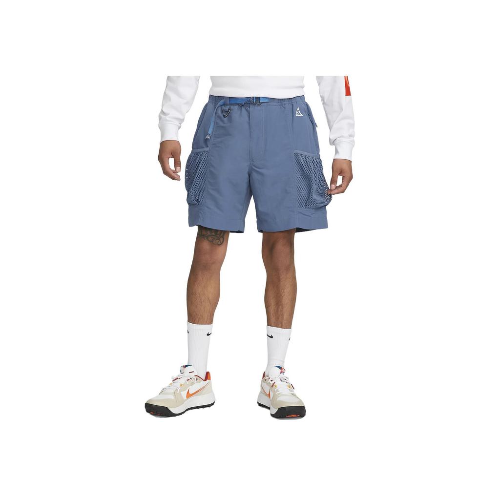 New Nike ACG Casual Shorts Men Finnish Blue DV9406-491