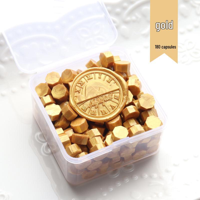Metallic Wax Granules for Sealing Stamps: Ideal for Invitations, Envelopes & Letters.