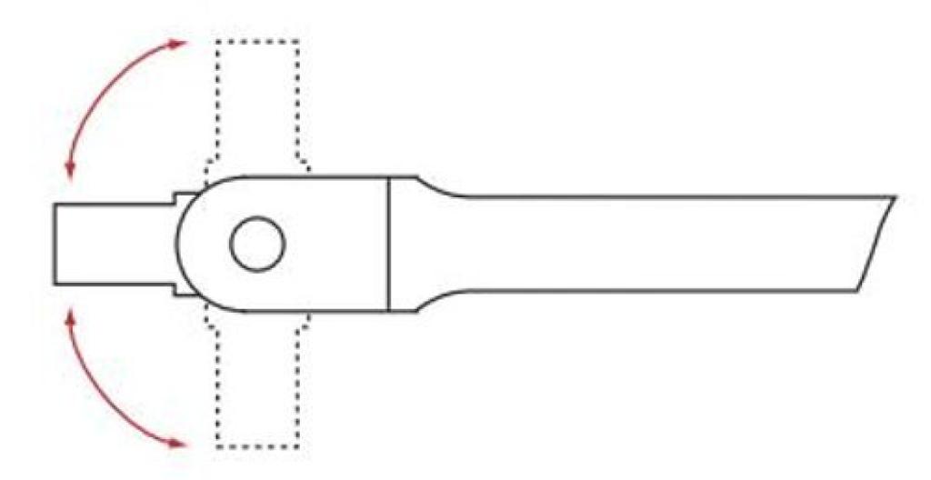 Flex Handle 225mm 2231090 Pro-Auto 3/8" (9.5) Dr.