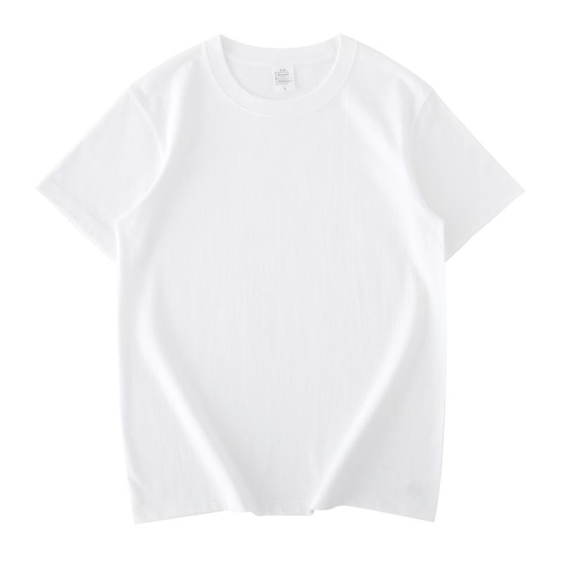 Summer 2026 Men s Pure Cotton Trendy Loose Plus Size Round Neck Short Sleeve T-shirt L