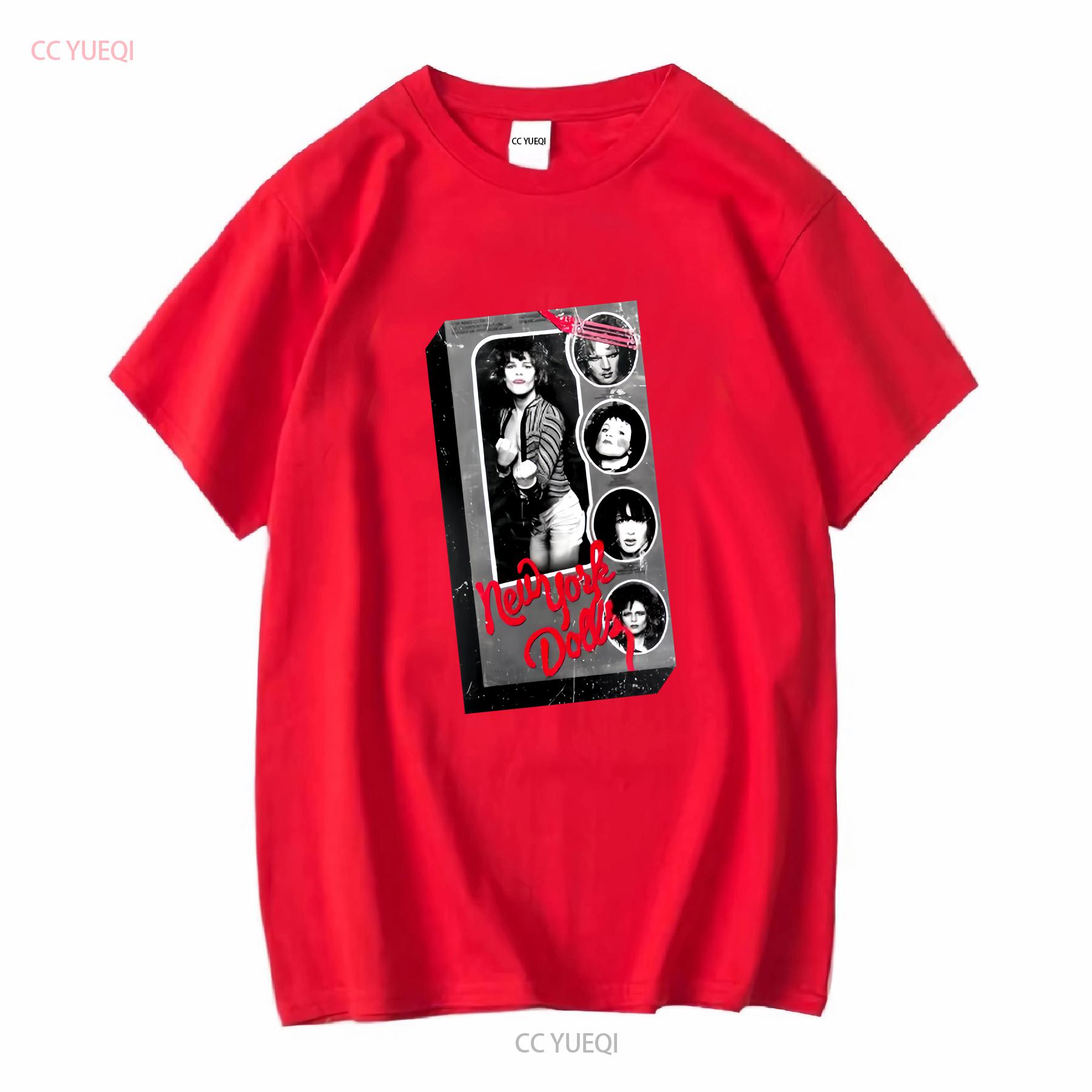 Private World New York Dolls David Johansen Sylvain Rock Soul T Shirt long sleeves vintage Washed Unisex graphic Breathable S