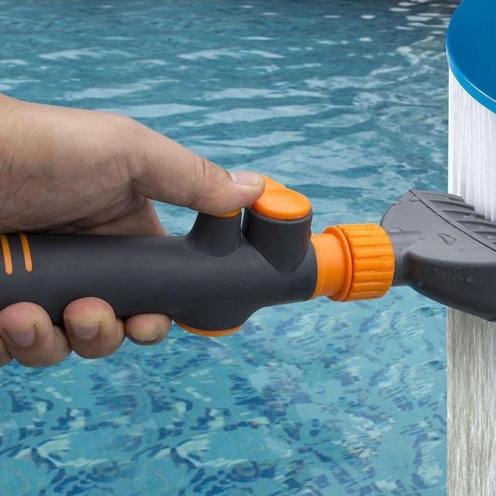 Removes Debris Pool Cartridge Cleaner Handheld Hot Tub Filter Clean Brush  Cleaning Tools