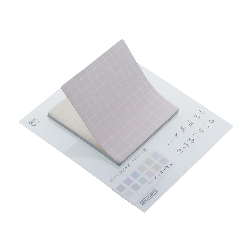 Stationery Sticky S2843021 Sun-Star Notes, "Smoky Notebook" Series,