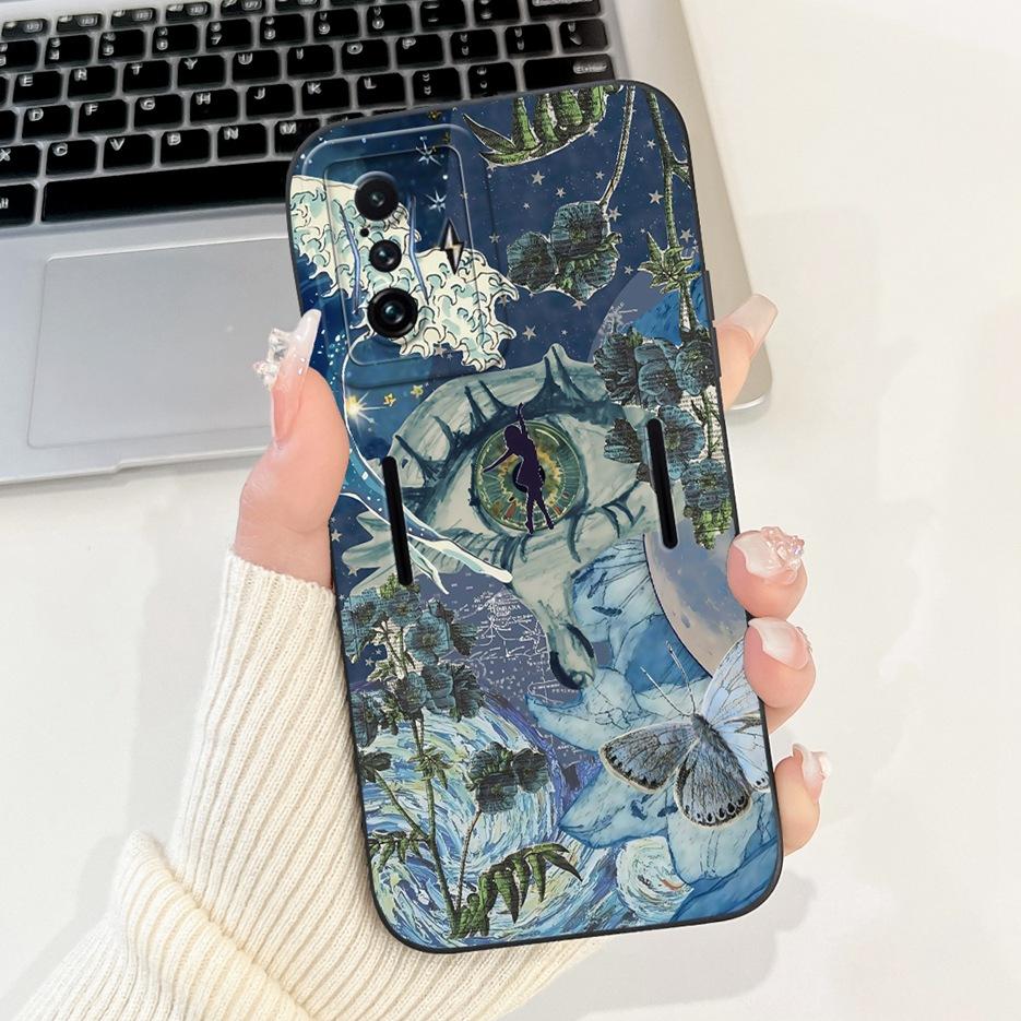 For Xiaomi Poco F4 GT Case Luxury Candy Painted Cover Shockproof Soft TPU Phone Case For Xiaomi Poco F4 PocoF4 GT 5G Fundas Bags