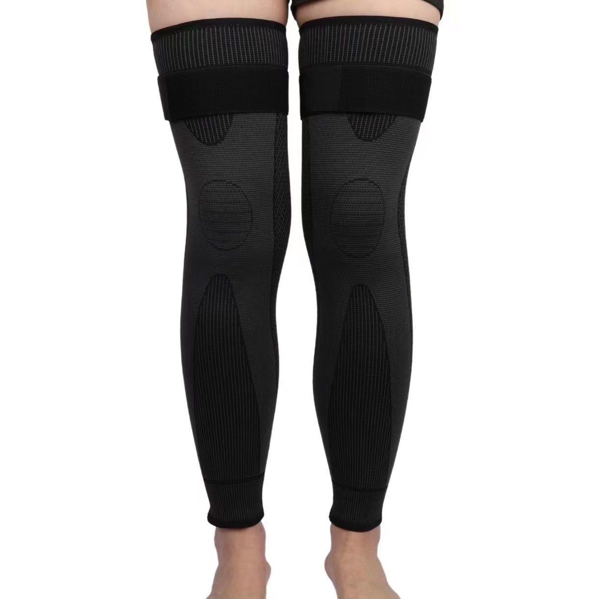 

Унисекс-наколенники с ремнями и расширенной защитой, самонагревающиеся рукава из полыни для сохранения тепла и защиты от холода.