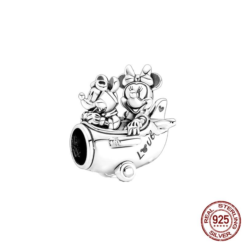 

Новый серебряный браслет с бусинами Disney Stitch S925 - Украшения для самостоятельного изготовления, подходящие для женских украшений и подарков на День святого Валентина