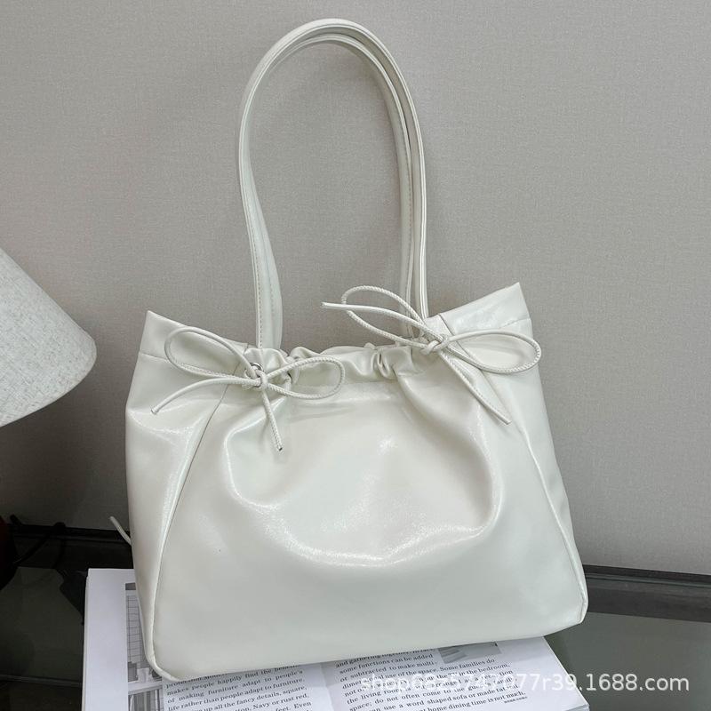 Casual Retro Pleated Women's Bag Underarm Shoulder Bag 2025 New Large-capacity Versatile Commuter Women's Tote Bag