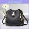 Elegant High-end Women's Pu Leather Bucket Bag Stylish Shoulder Crossbody Handbag In Versatile Colors For Daily Use