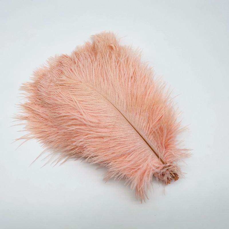 10Pcs Natural Dyed Fluffy Soft Ostrich Feather Handmade Diy Embroidery Feather Jewelry Making Dress Wedding Dress