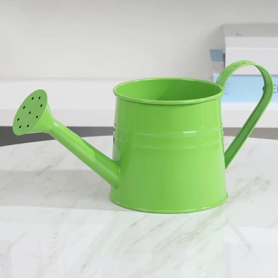 Metallvannkanne for Innendørsplanter Vannkanne med Bred Åpning Rustikk Blomsterarrangementsvase med Håndtak for Balkong Kontor Stue