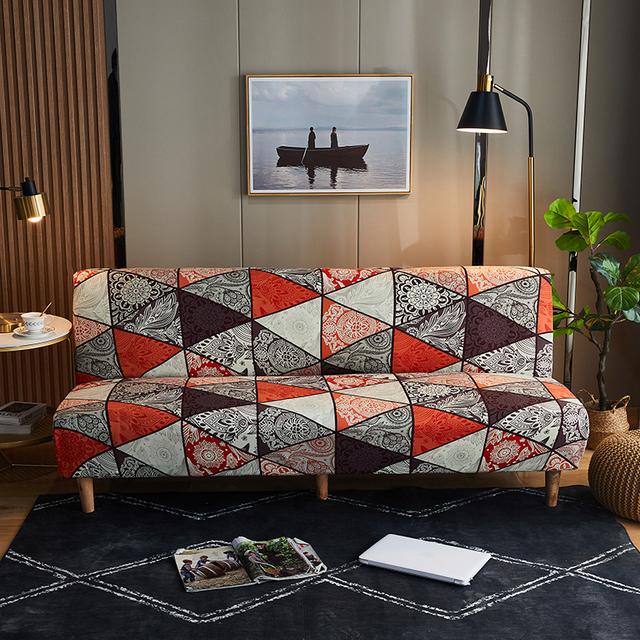 Sofa Bed Cover For Living Space Folding Sofa Covers Elastic Spandex Safe Soft Protector Slipcovers Durable Material