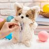 Plush Dog Doll Stationery Bag Simulated Little Dog Pen Pouch Little Dog Doll Pencil Bag  Stationery