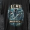 I Eat Microplastics, Funny Raccoon Shirt, Weird Shirt, Animal Shirt, Sarcastic T Shirts, Gen Z Shirt, Weirdcore Clothing, Bootleg Tshirt