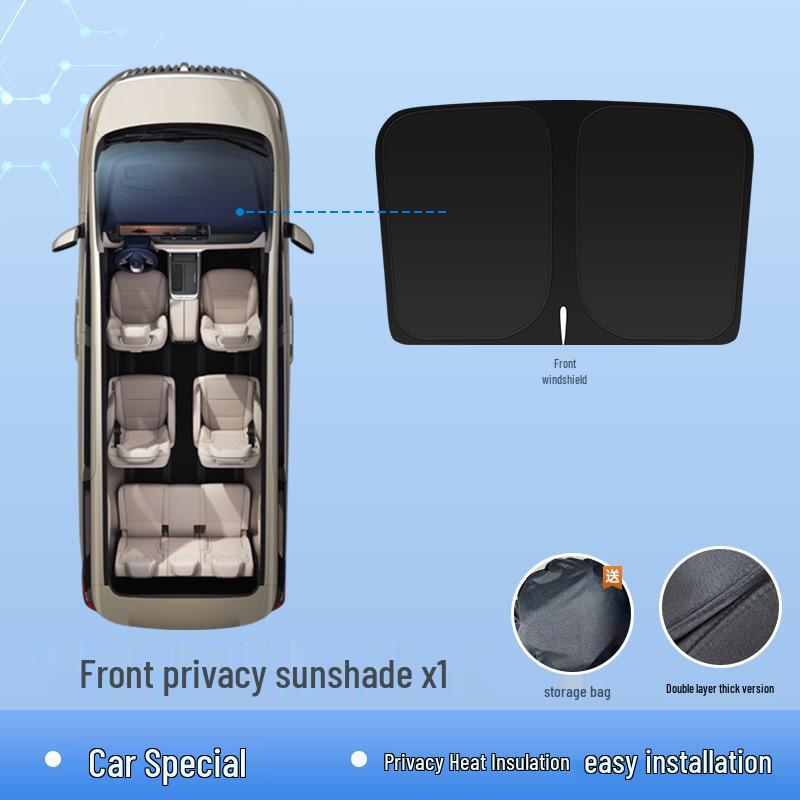 Zeekr 25 MIX Car Sunshade: Sun Protection & Privacy Shade