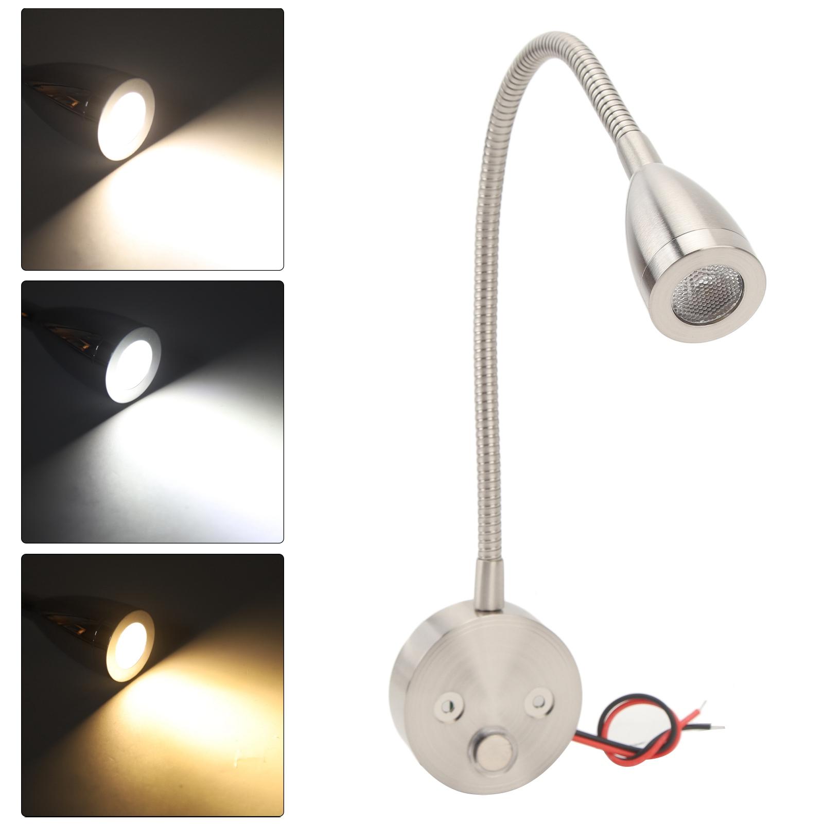 

RV Reading Light LED Brightness Touch Control Bedside for Boat Yacht 12 to 24V