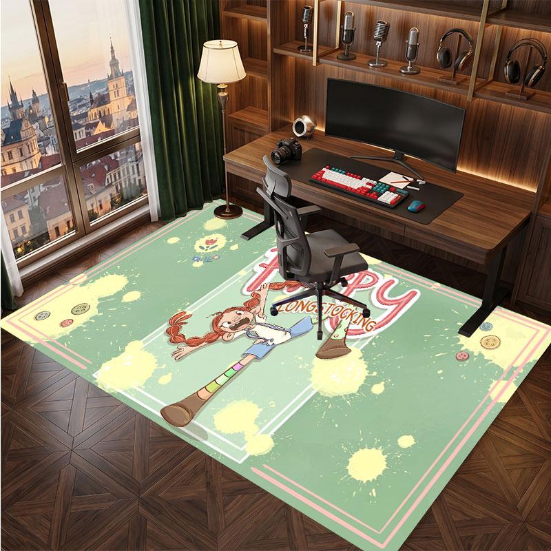 Pippi Longstocking Rug Soft Thick Non Slip Floor Carpet for Bedroom Living Room Home Decor