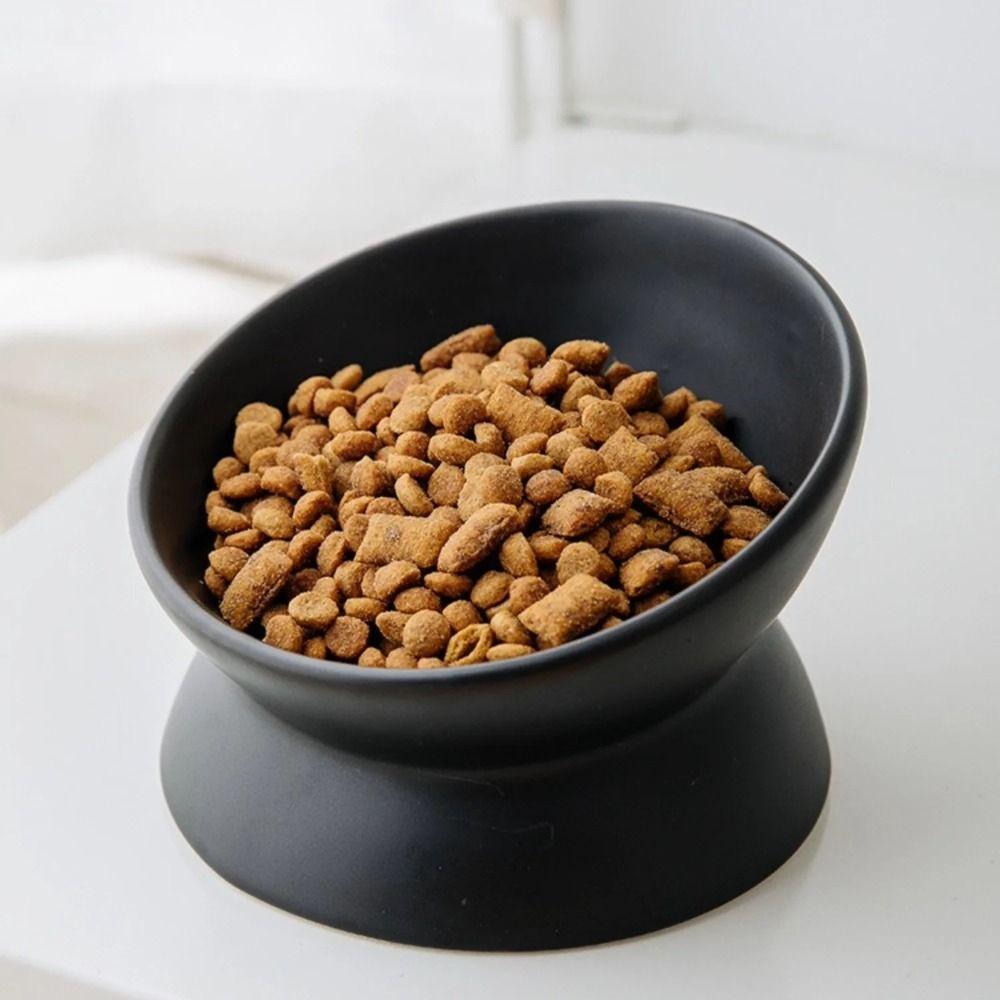 Minimalist Cat Bowl Protect The Cervical Dog Cat Food Bowl Pet Water Bowl Cats Eating Supplies
