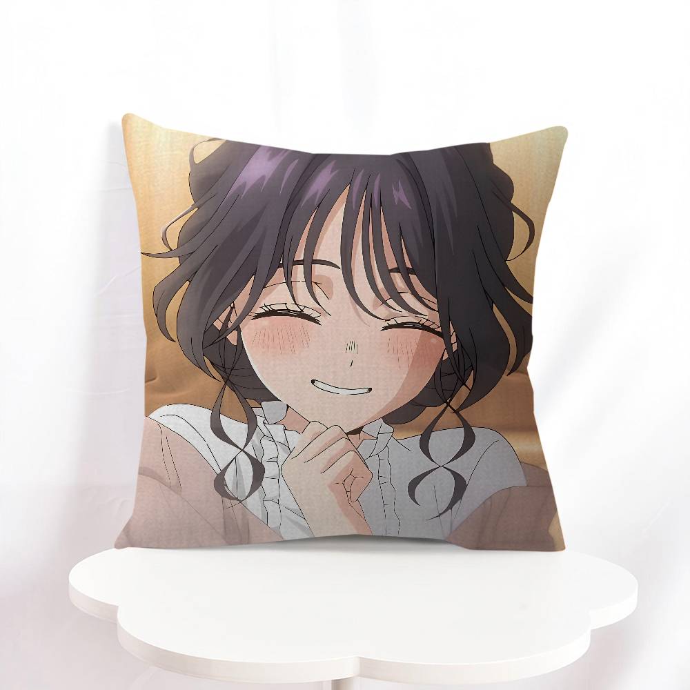 

New K-Kaoruko Waguri Office Cushion Pillowcase Car Cushion Cover45X45CM Lumbar Pillowcase Sofa Pillowcover 16x16Inch