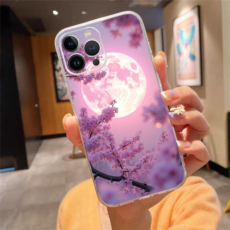 

Pink Aesthtic Phone Case Carcasa Funda For iPhone 17 Pro Max Air 16 15 14 13 Pro Max 15 16 Pro 15Plus Case iPhone 17ProMax
