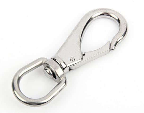 Health Life Stainless Steel Set of Eye Rotating Twist Rotating Stainless Steel Stainless 6mm Swivel, 2, Swivel, Snap, Ring, Keychain, Carabiner, Snap,