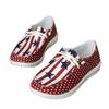 European and American Summer Low-top Canvas Shoes Flat-bottomed Star Lace-up Women's Shoes Casual Single Shoes Women