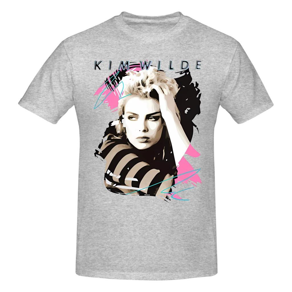 Kim Wilde 80s Retro Faded Soft And Glutinous Tshirt Fresh And Simple Easy To Clean Tees