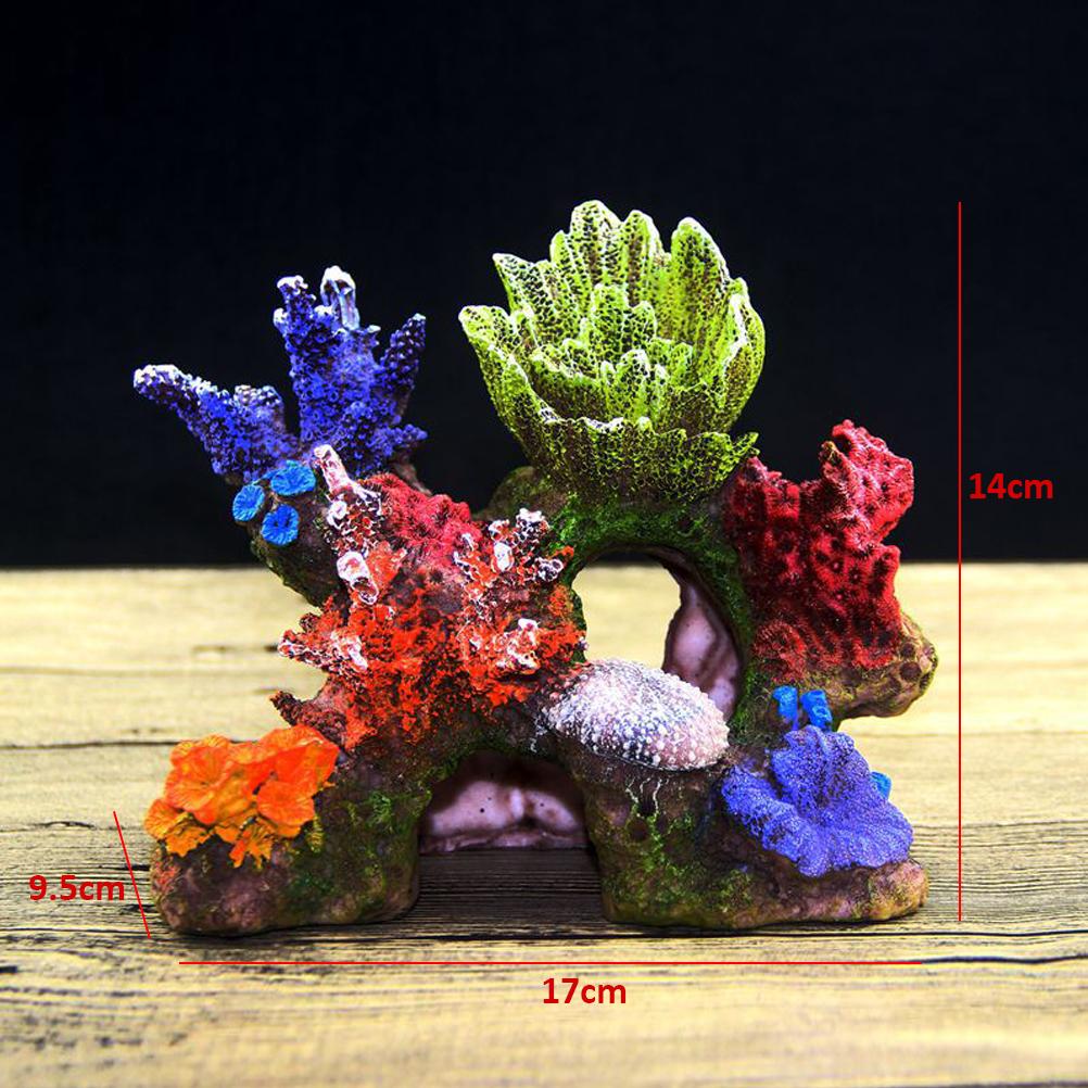 Retro Coral Rockery Crafts Resin Coral Aquarium Ornaments Artificial Coral Decoration