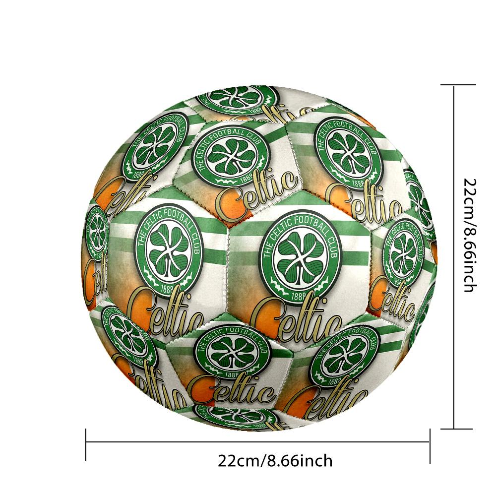 Celtic FC teamIndoor Soccer Ball Colorful All Ages Machine Stitched PVC Competition Ready Durable High-Bounce