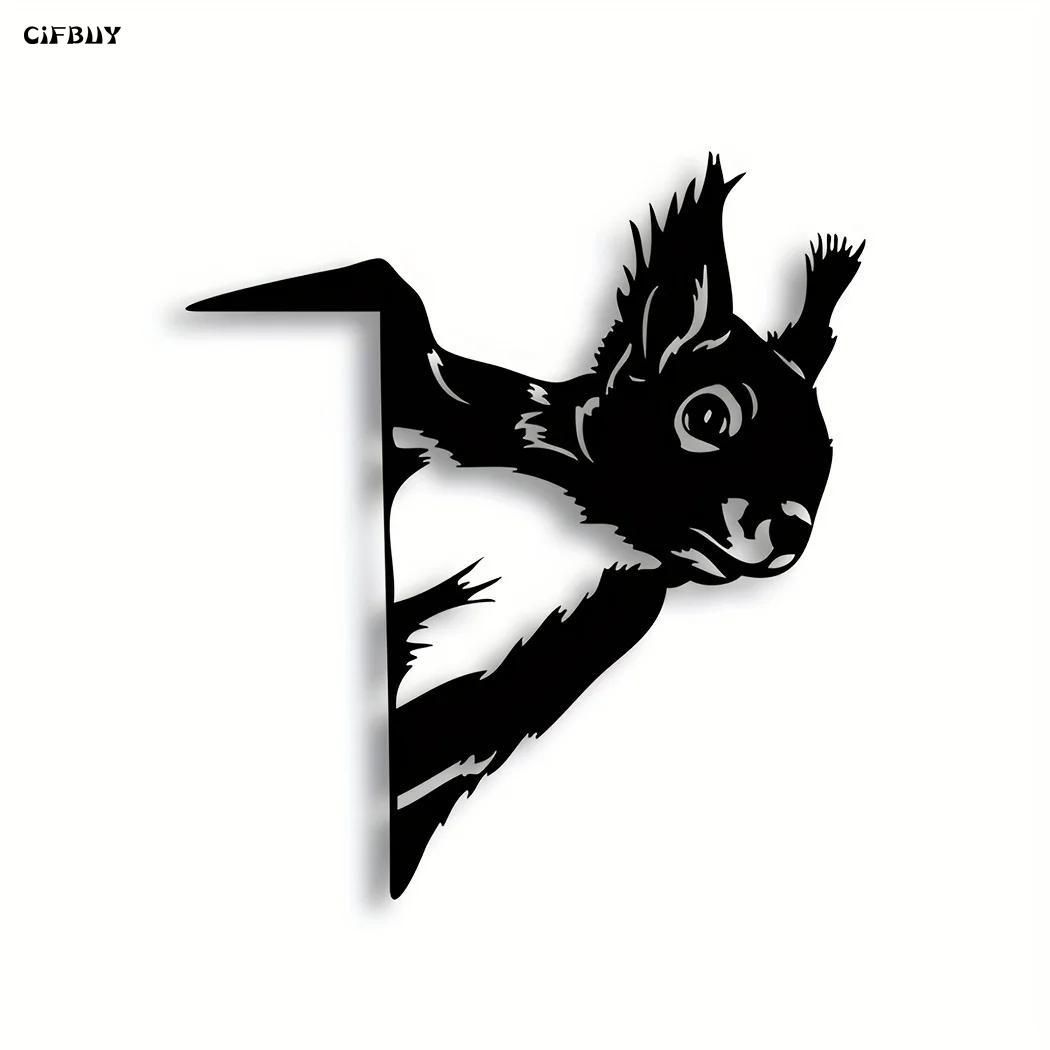 

Metal Garden Squirrel Statue Hand Forged Animal Decor Iron Craft