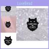 Unique Creative Black Cat Cartoon Enamel Pin Badge For Stylish Clothing Accessories