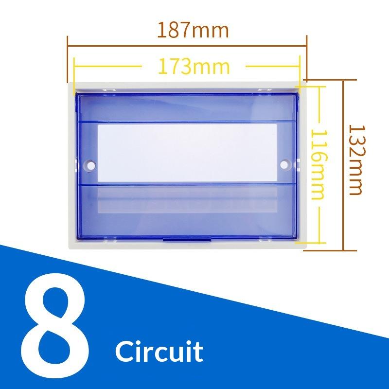 Pz30 Plastic Distribution Box Cover Transparent Protective Panel For Household Circuit Breaker Box