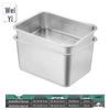 Weiyi 304 Stainless Steel Deep Perforated Drain Basin & Solid Pan Set