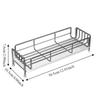 Stainless Steel Sink Drain Rack Large Capacity Soap Sponge Holder  Bathroom