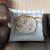 Cartoon MMolangS Rabbit Cushion Cover Natural Linen Organic Fabric DoubleSided Printing Sofa Home Decor Gift Pillow Case