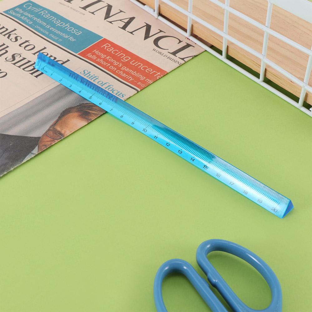 Scale for School Students 20cm Kids Gift Drafting Accessories Stationery Supplies Triangular Ruler