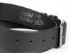 Wild DźINS men's leather belt black genuine grain leather Size 125 cm