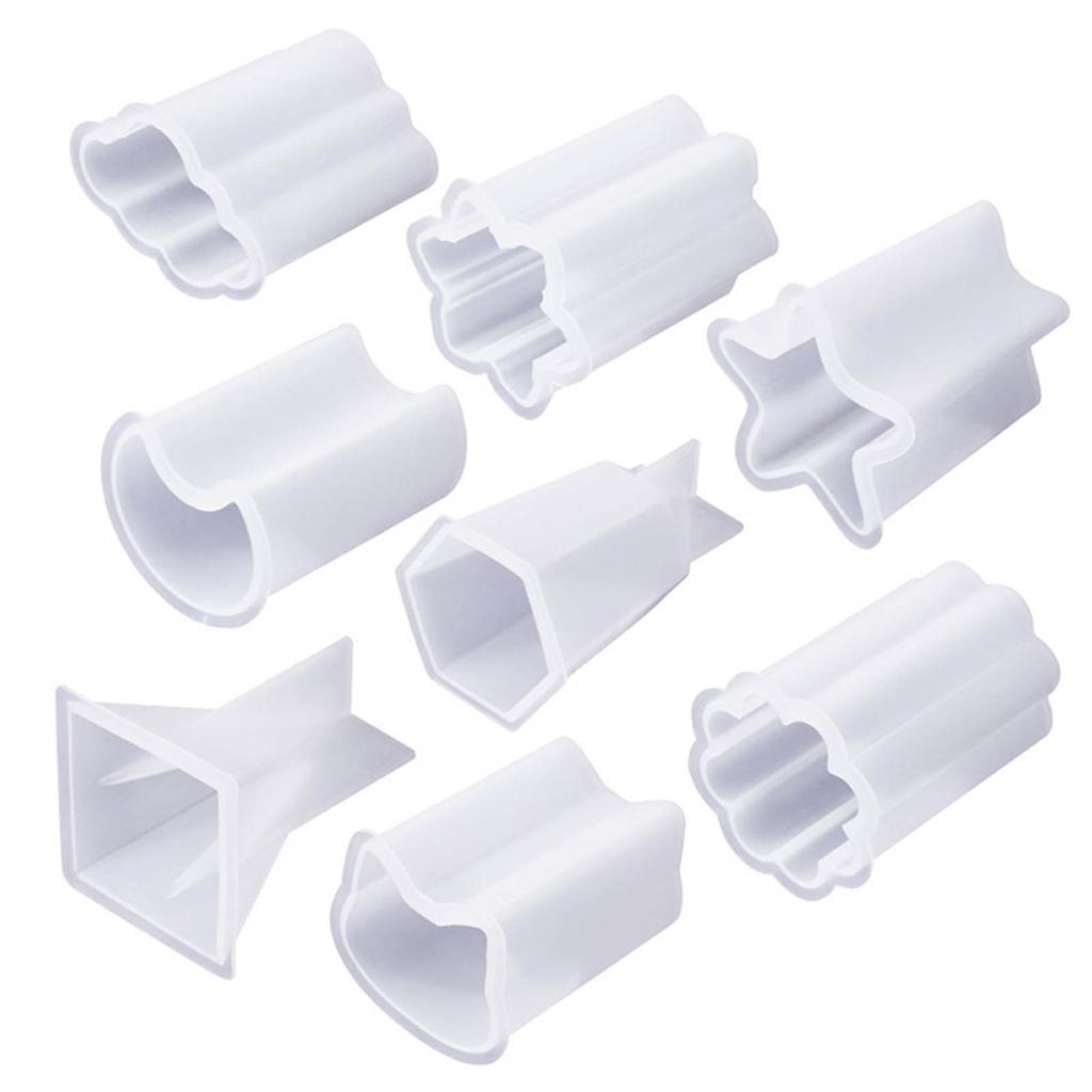 3D цилиндрическая форма для свечей для изготовления гипсовых украшений для свечей, украшения для дома, силиконовая форма для свечей в форме пирамиды своими руками