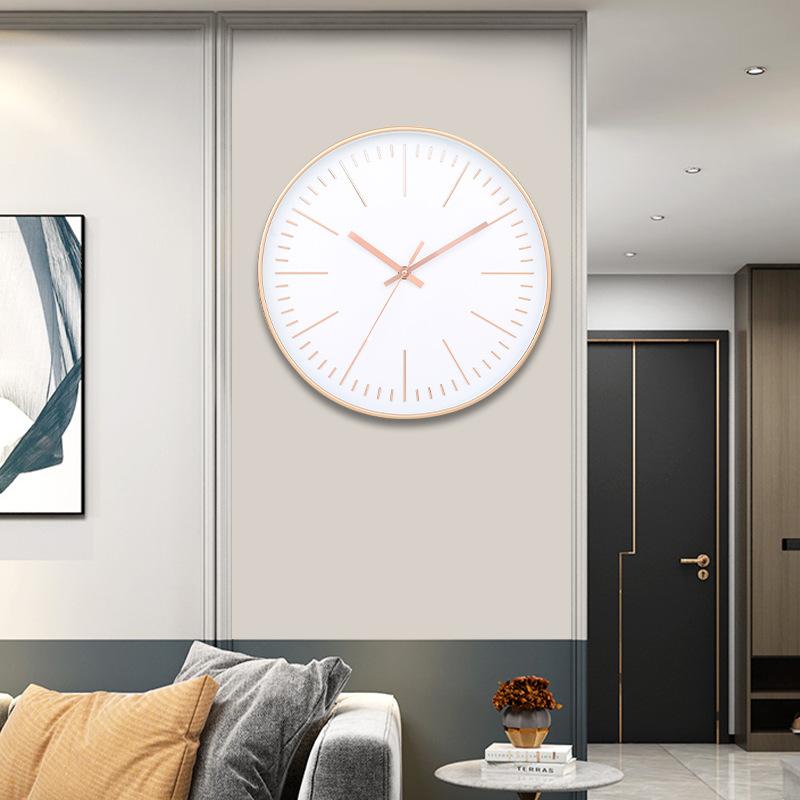 12 Zoll 30CM Leise Wanduhr, Kreativ und Modisch, Dreidimensionale Digitale Minimalistische Uhr für Zuhause Wohnzimmer