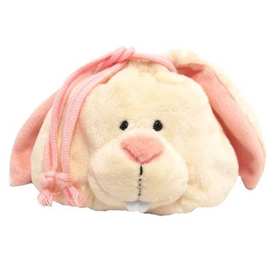 NICI Kaninchen Figur Gesichtstasche, Deutschland, Kuscheltier, Geschenk, Gesichtstasche, Kordelzugbeutel, Kaninchen, Haustier, 3090463, Rosa