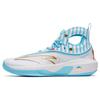 KT8 Sailor Soup Cushioning Anti-Slip And Wear-Resistant High-Top Performance Basketball Shoes White Blue 112321101-4