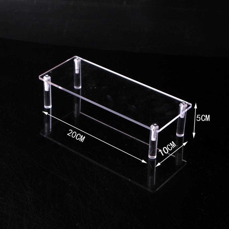 Ladder Acrylic Display Stand for Funko Figures,Cosmetics,Cupcake Perfume,Doll;Display Riser Rack Shelf for Decoration Organizer
