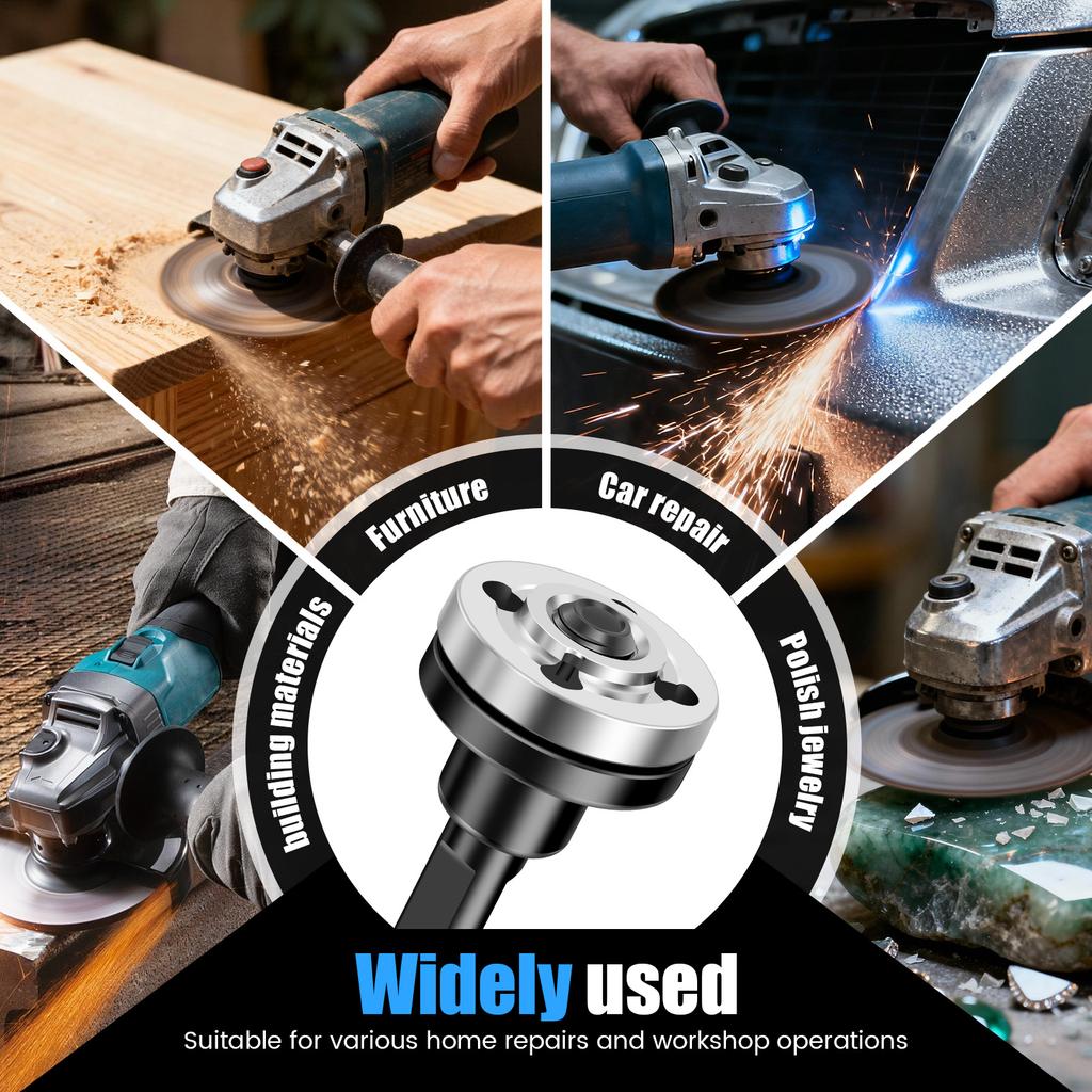 10mm Electric Drill Convert Angle Grinder Metal Connecting Rod Set Grinding Connection Adapter For Cutting Disc Polishing Wheel