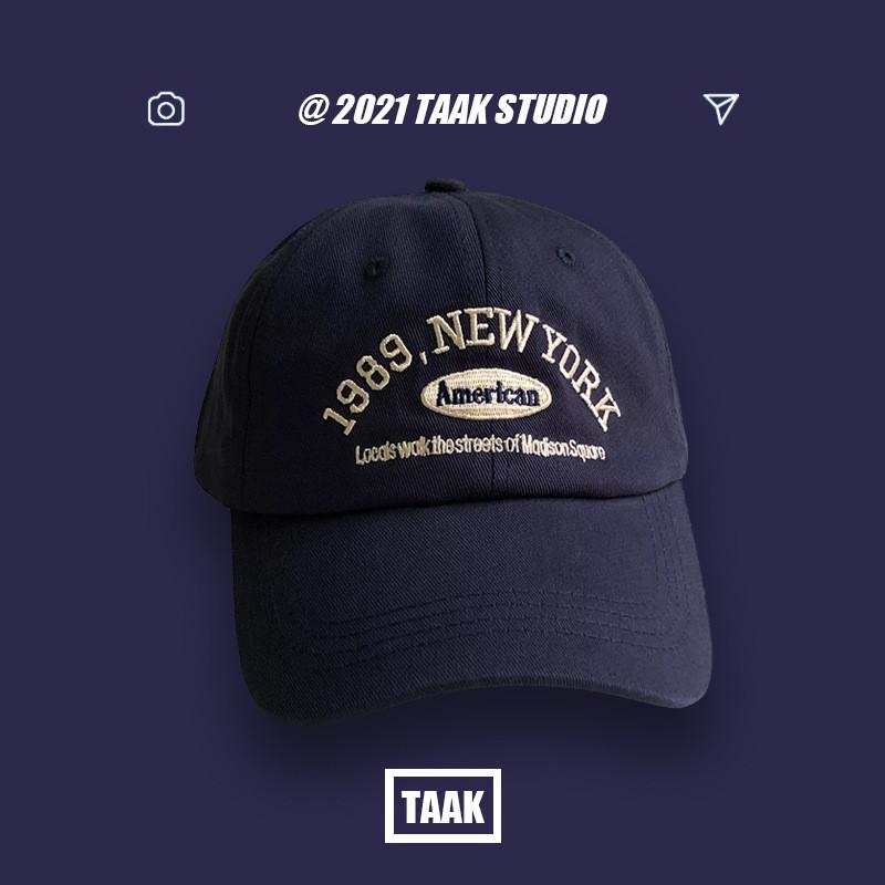 Fashionable Unisex Korean Vintage Baseball Hat In Multiple Colors With Eye-catching Embroidery Design