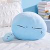 Cute Slime Plush Pillow Soft Squishy Round Expression Cushion Bun Stuffed Toy For Kids And Teens Bedroom Sofa Desk Birthday Gift