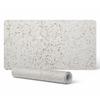 Modern Vinyl Desk Mat for Keyboard Light Dots Terrazzo 100X50 Cm